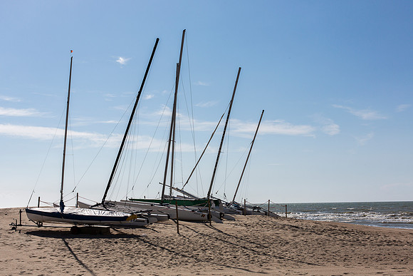 STRAND-/ZEEZICHT te OOSTENDE